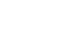 Chance Encounters Sailing Logo. Sailing on the Hood Canal. Puget Sound Cruises